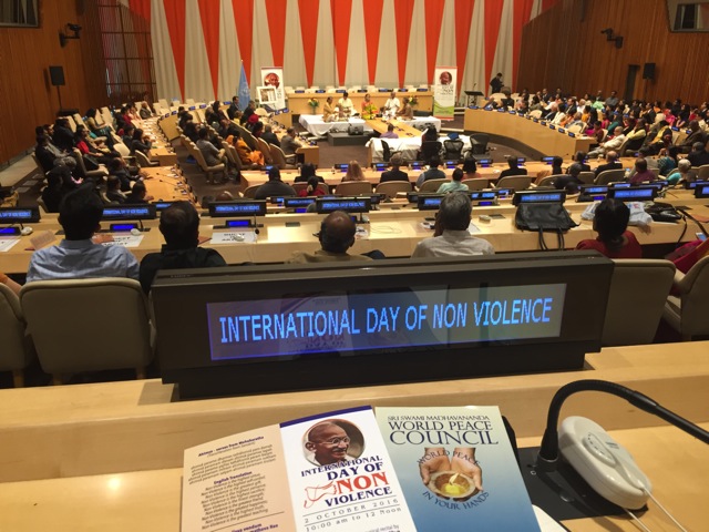 International Day of Non Violence 2016 NewYork 1